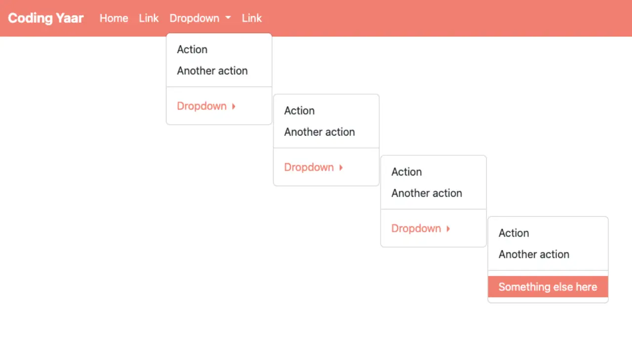 Bootstrap Dropdown Submenu | Nested or Multilevel Dropdown
