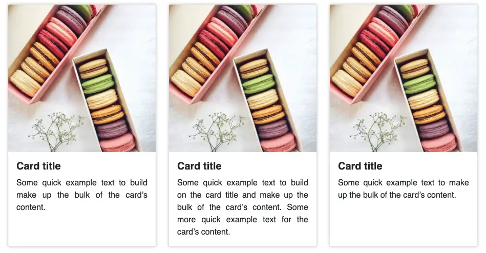 Bootstrap cards side by side responsive