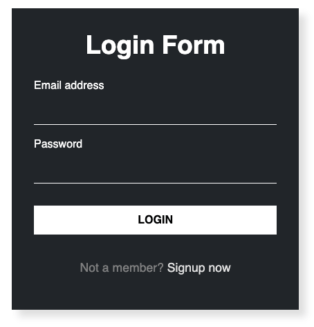 Login Form Template Bootstrap 5